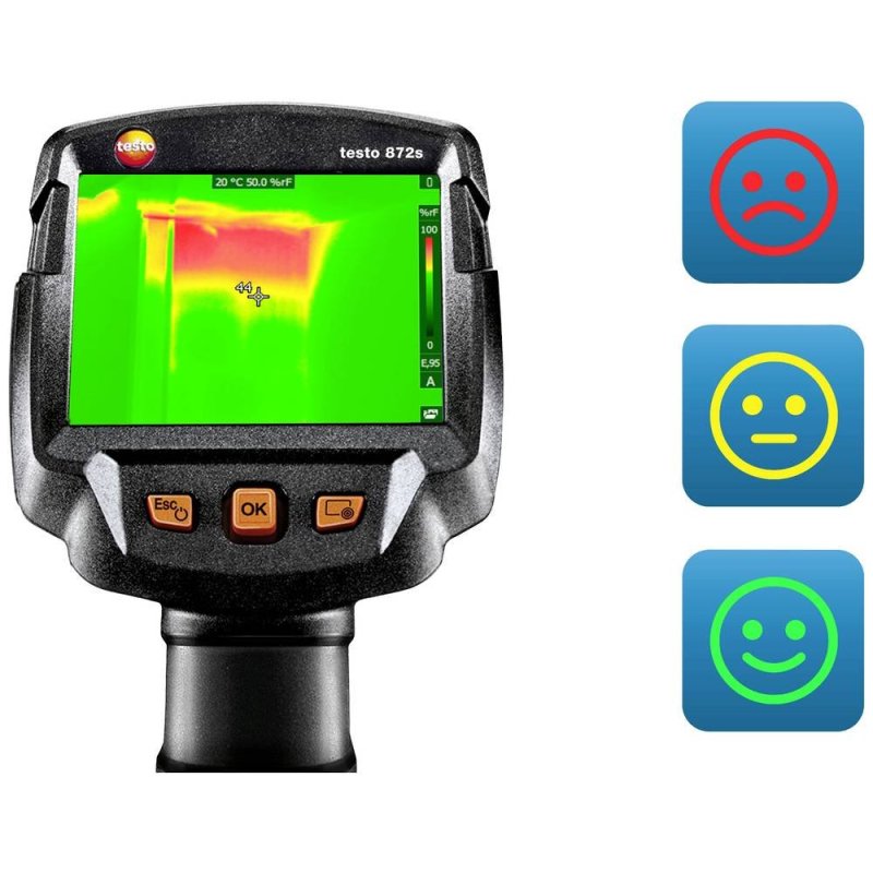 Testo 872s + Testo 605i - Termokamera s Bluetooth